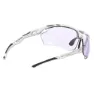 Rudy Project Propulse Padel Foto Kromatiska Solglasögon, Gloss white, Impactx™ Photochromic 2 Laser Purple/CAT1-3