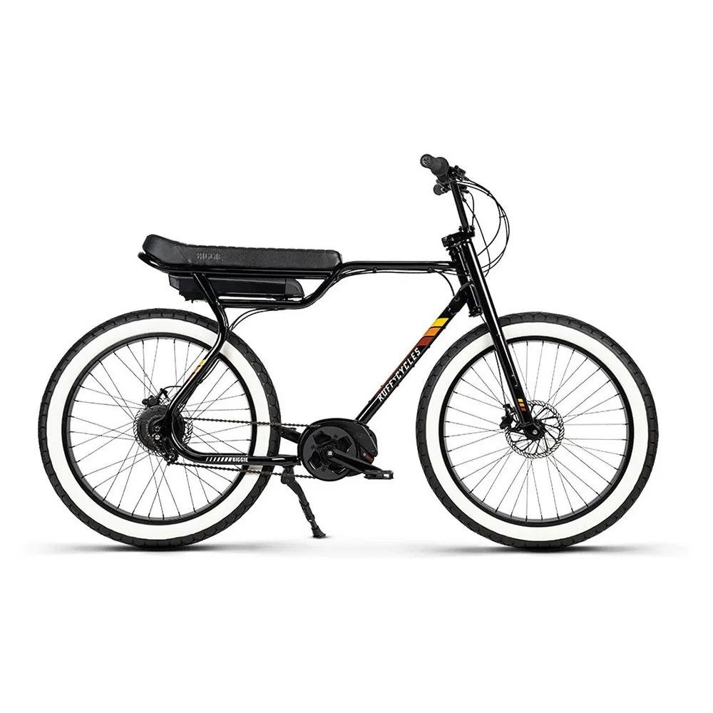 Ruff Cycles Biggie E1075 Bosch Pl Cx Elcykel, Night black, One Size, 500Wh