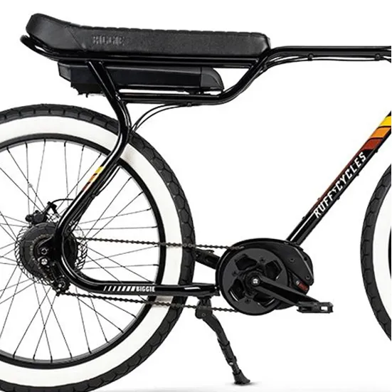Ruff Cycles Biggie E1075 Bosch Pl Cx Elcykel, Night black, One Size, 500Wh