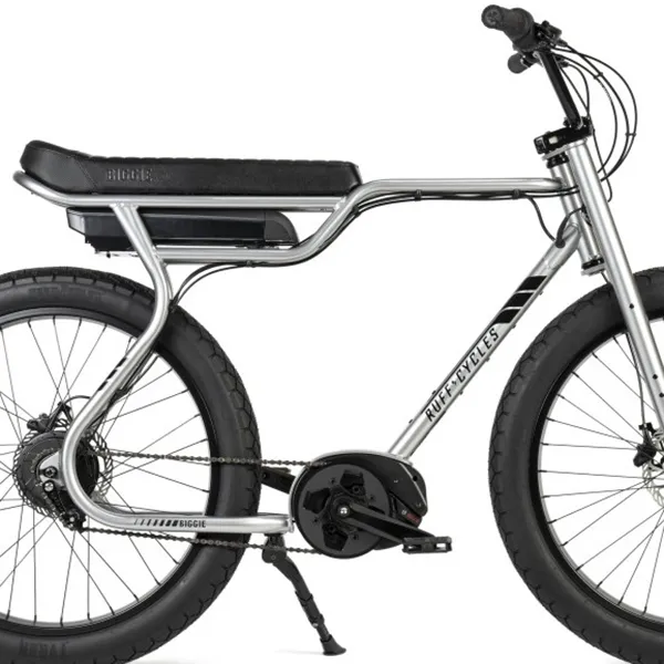 Ruff Cycles Biggie E1076 Bosch Pl Cx Elcykel, Delirium silver, One Size, 500Wh