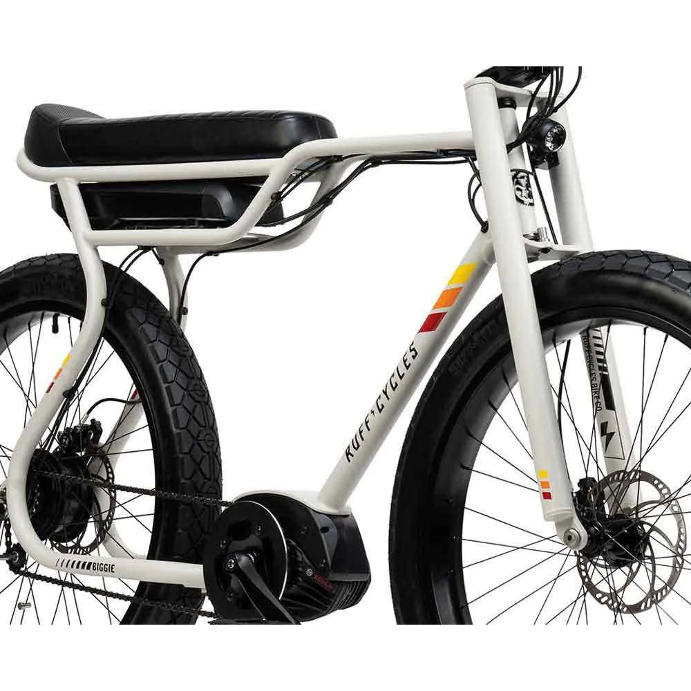Ruff Cycles Biggie Elcykel, White, One Size, 300Wh Ruff Cycles Biggie Elcykel, White, One Size, 300Wh
