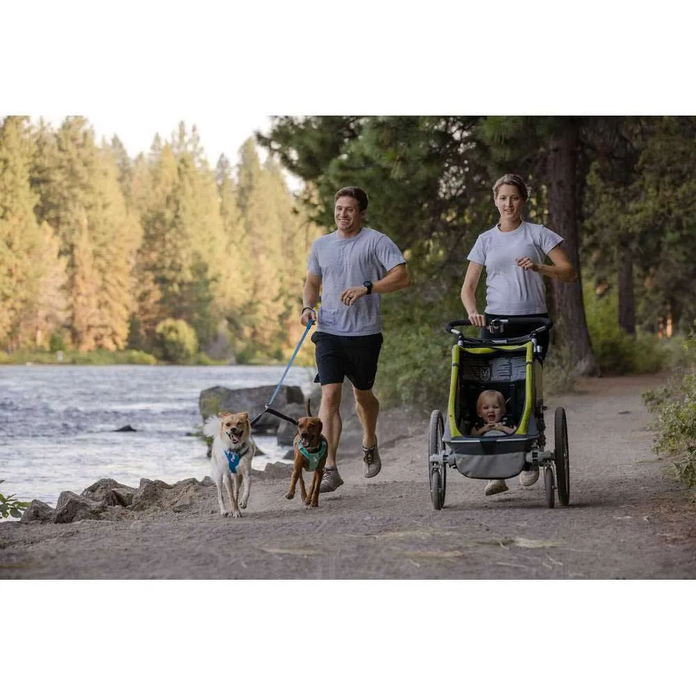 Ruffwear Double Track™ Coupler Hundkoppel, Basalt gray, One Size