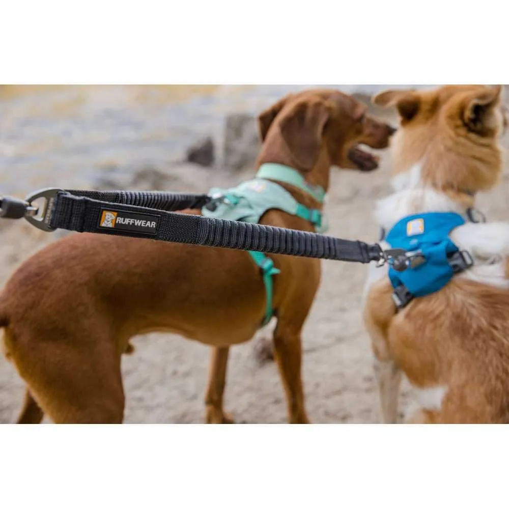 Ruffwear Double Track™ Coupler Hundkoppel, Basalt gray, One Size