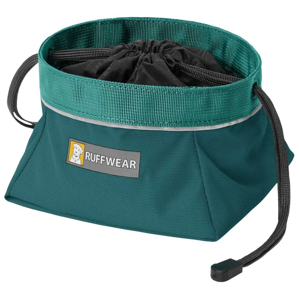 Ruffwear Quencher Cinch Top Skål, Tumalo teal, M