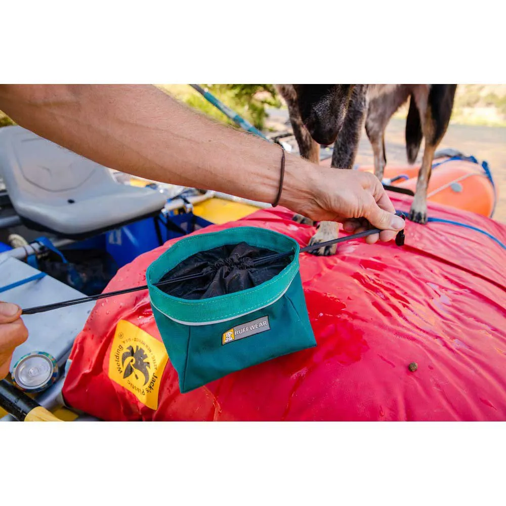 Ruffwear Quencher Cinch Top Skål, Tumalo teal, M