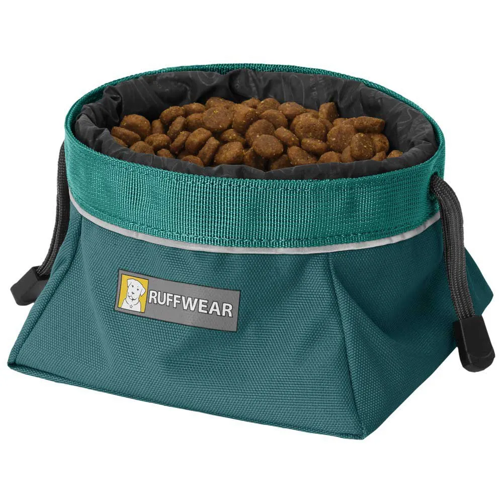 Ruffwear Quencher Cinch Top Skål, Tumalo teal, M
