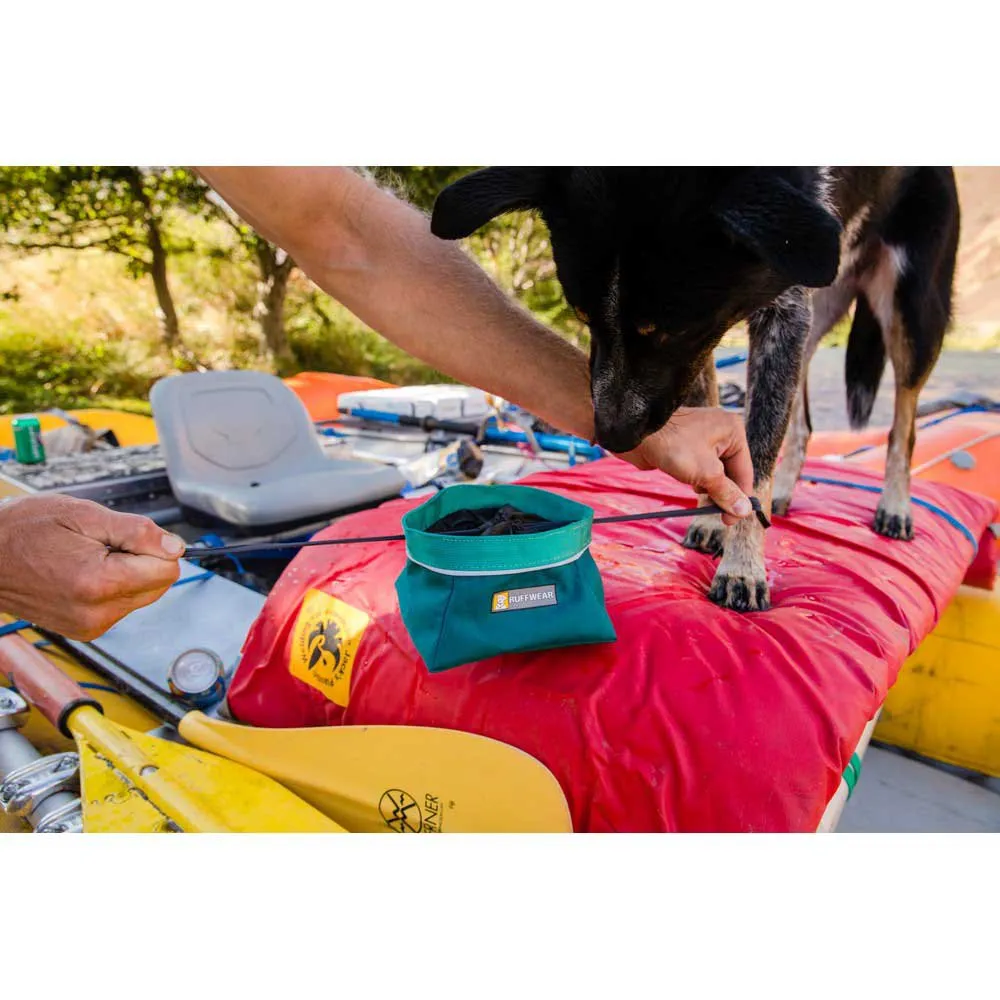 Ruffwear Quencher Cinch Top Skål, Tumalo teal, M