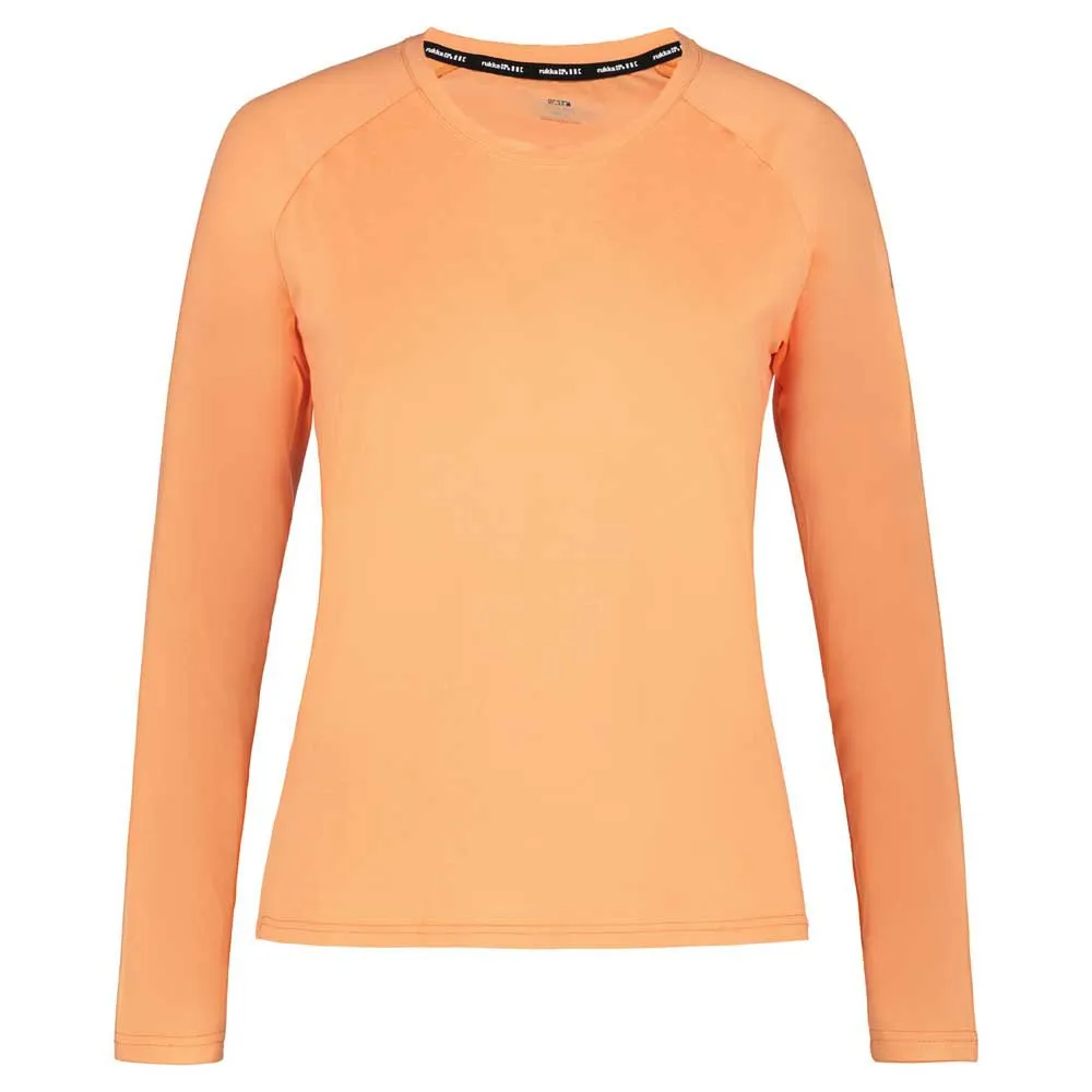Rukka Malis Halv Dragkedja Långärmad T-shirt, Orange Rukka Malis Halv Dragkedja Långärmad T-shirt, Orange