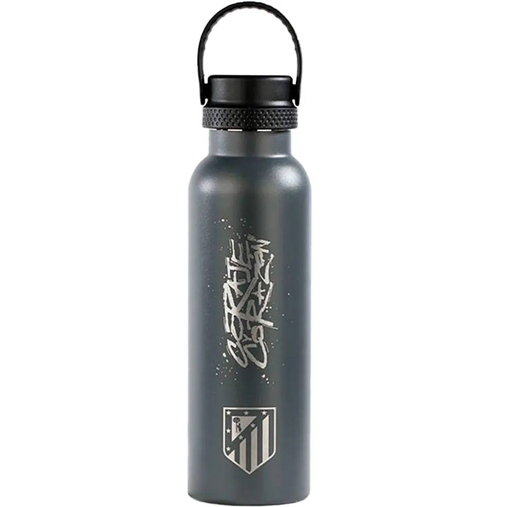 Runbott Atleti ´´coraje Y Corazon´´+escudo 600ml Termosflaska, Anthracite, One Size
