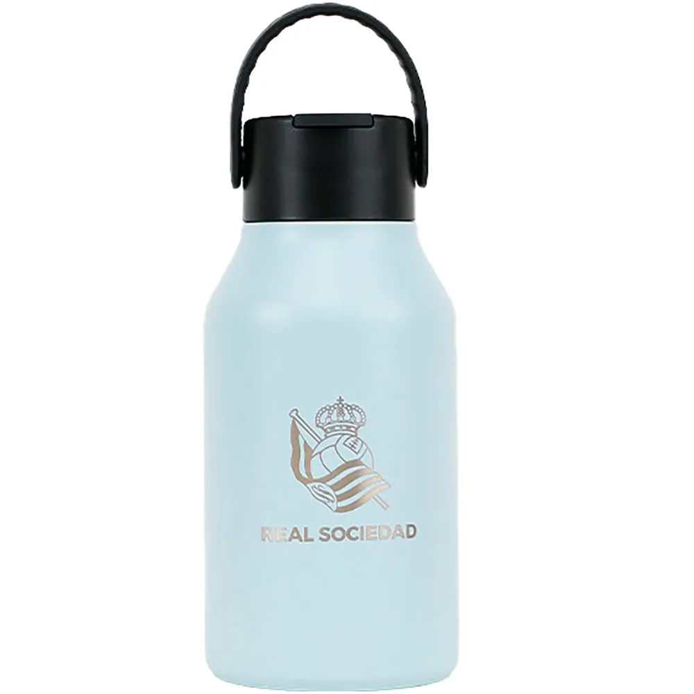 Runbott Real Sociedad Escudo 350ml Sport Plug Termosflaska, Dusty sky, One Size Runbott Real Sociedad Escudo 350ml Sport Plug Termosflaska, Dusty sky, One Size