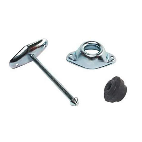 Rv Designer Dörrstängare För Ytterdörr Med Metallkolv 120.65 Mm, Silver, One Size