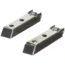 Rv Designer Fyrkantigt Bagageluckelås 2 Enheter, Stainless steel, One Size