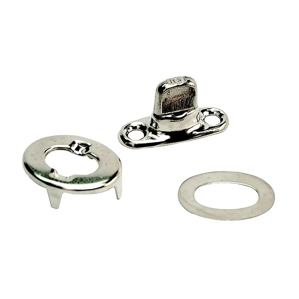 Rv Designer Gardinvridningsknapp, Silver, One Size