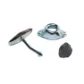 Rv Designer Metallisk Dörrhållare Med Kolv, Grey, 76.20mm