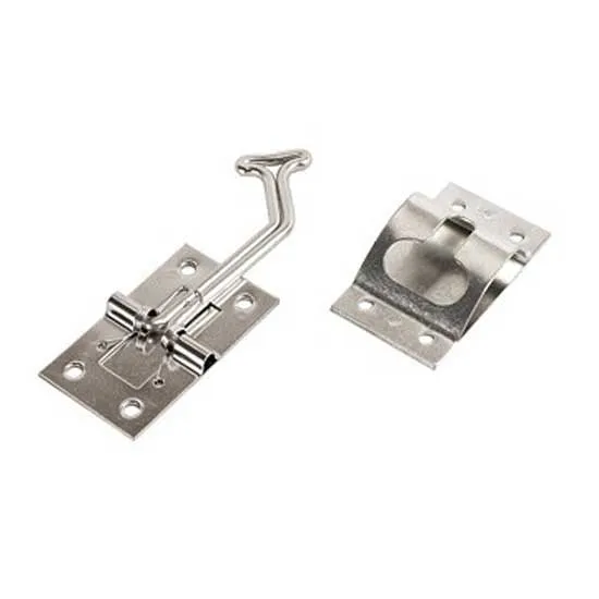 Rv Designer Rostfritt Stål 45° Dörrhållare, Grey, One Size