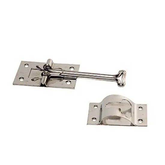 Rv Designer T Style Självstängande Dörrhållare, Grey, 101.60mm