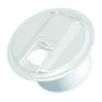 Rv Designer Universell Rund Elektrisk Kabellucka, White, One Size