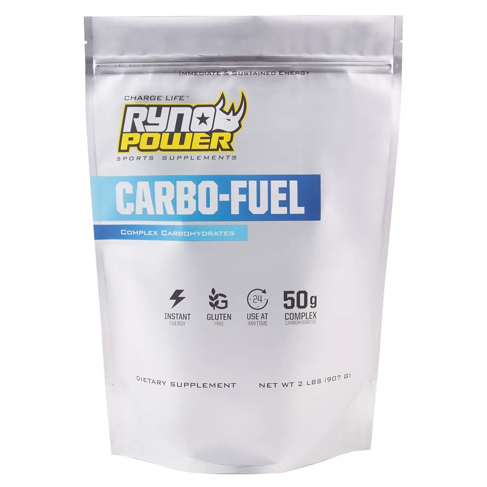 Ryno Power Carbo-fuel Pulver Utan Smak 907g, White, One Size
