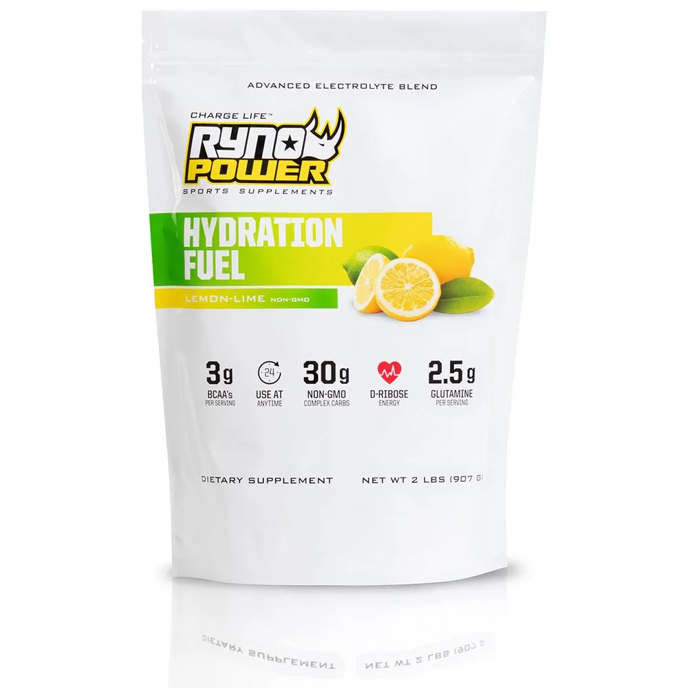 Ryno Power Hydration Fuel Protein Citron & Lime 907g, White, One Size Ryno Power Hydration Fuel Protein Citron & Lime 907g, White, One Size