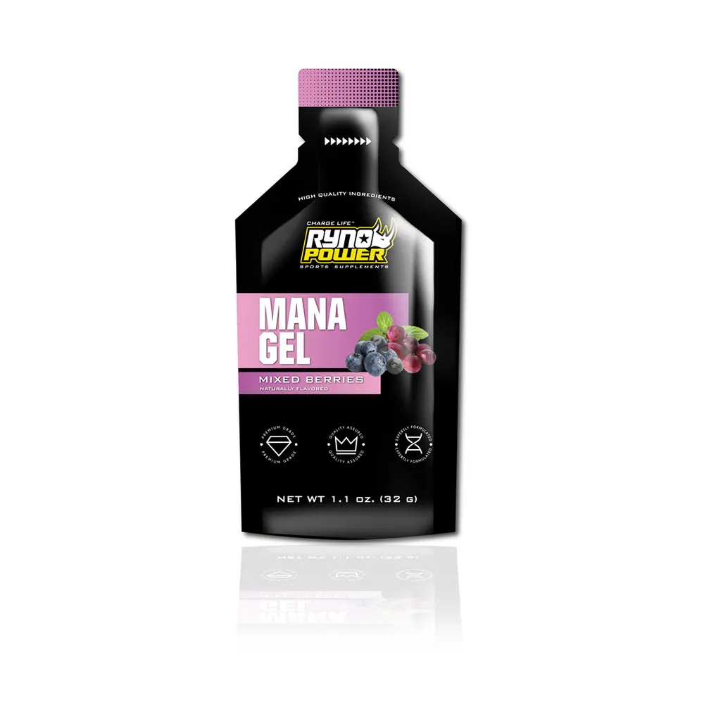 Ryno Power Mana Energibar Blandade Bär 12 Enheter, White, One Size