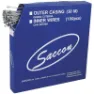 Saccon Mtb Cables Brake Stainless Steel Hammer Bromskabel 100 Enheter, Silver, 1.5 x 2300mm