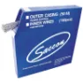 Saccon Stainless Steel Change Cables Växelvajer 100 Enheter, Silver, 1.2 x 2250mm