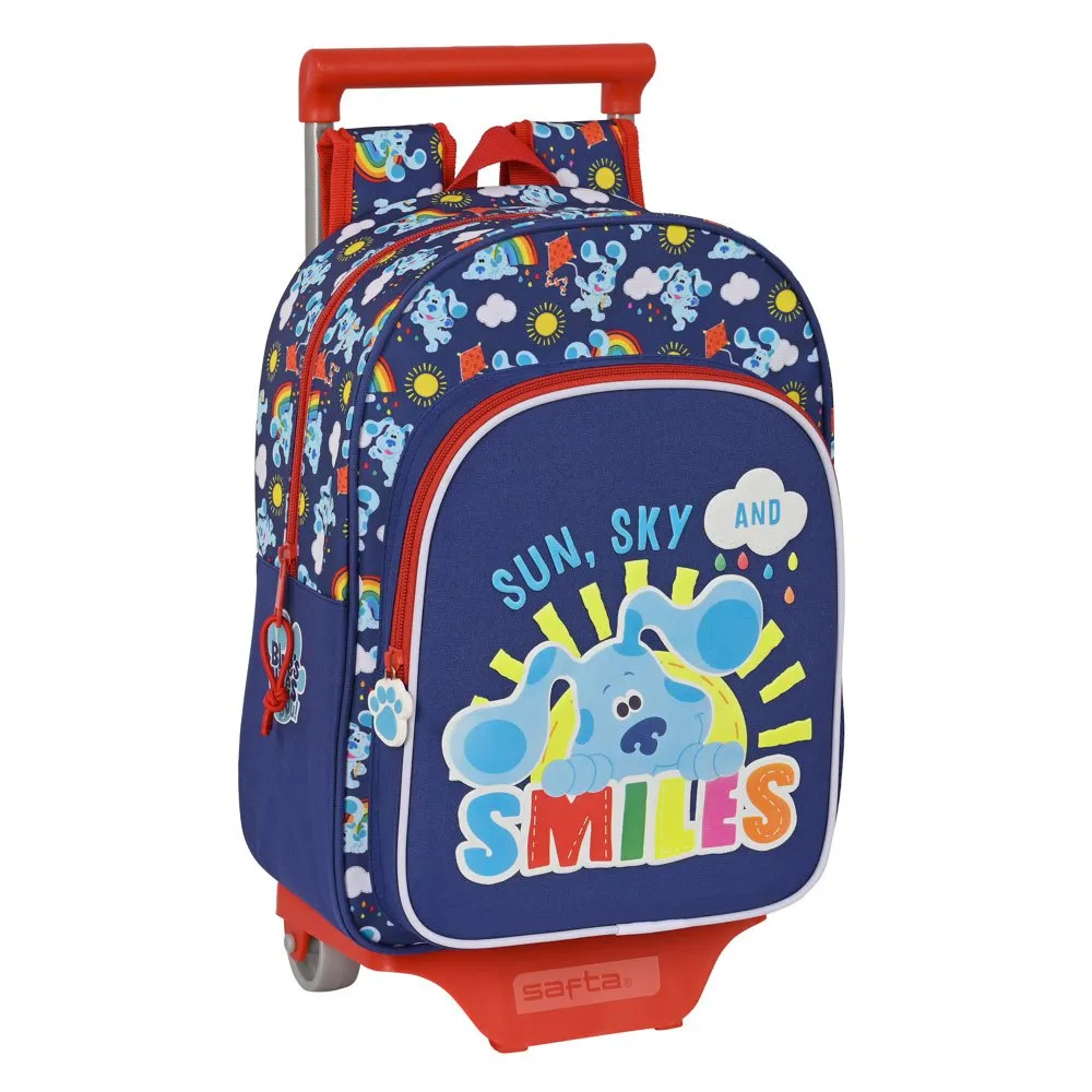 Safta 185 705 Blues Clue Ryggsäck Med Hjul, Multicolor