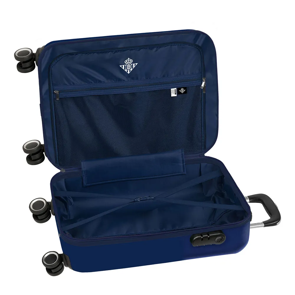 Safta 20´´ Twin Wheels Real Betis Balompie Trolleyväska, Multicolor
