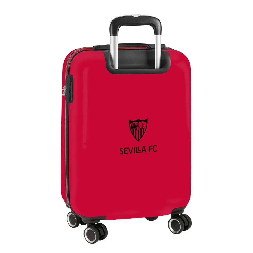 Safta 20´´ Twin Wheels Sevilla Fc Trolleyväska, Multicolor