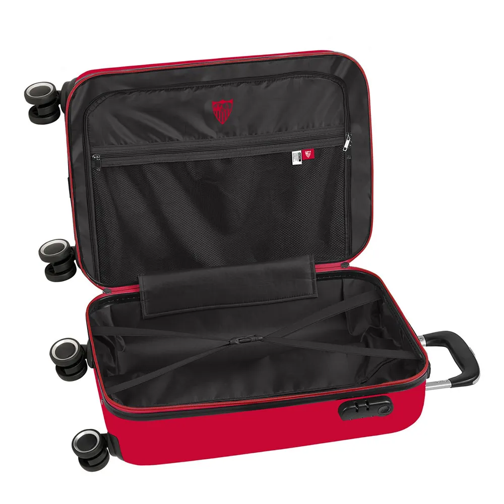 Safta 20´´ Twin Wheels Sevilla Fc Trolleyväska, Multicolor