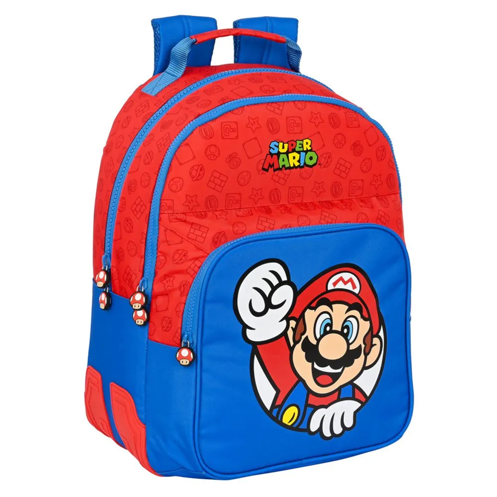 Safta 612108773 Super Mario 17l 30x46x14 Cm Ryggsäck, Multicolor
