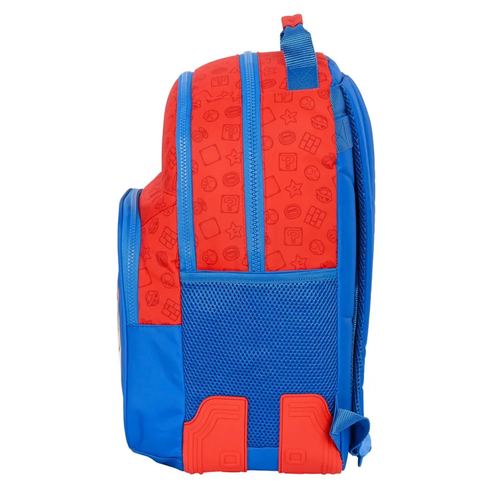 Safta 612108773 Super Mario 17l 30x46x14 Cm Ryggsäck, Multicolor