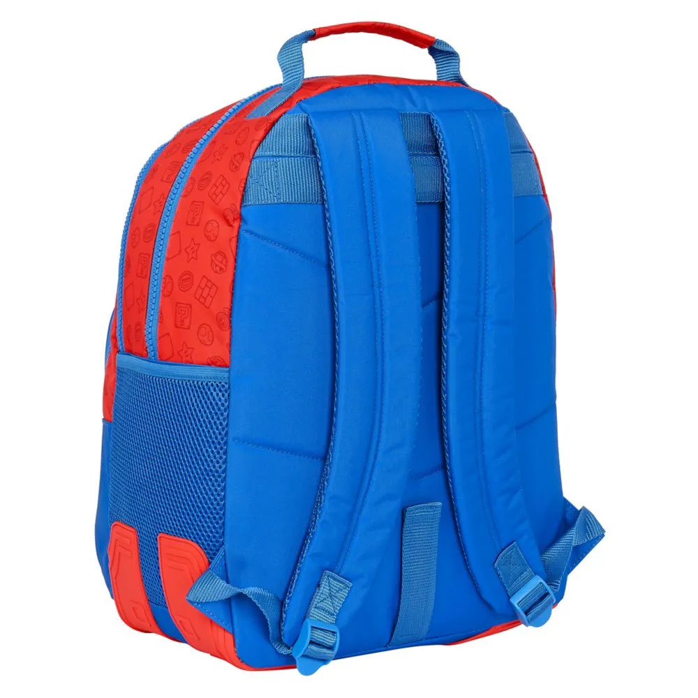 Safta 612108773 Super Mario 17l 30x46x14 Cm Ryggsäck, Multicolor