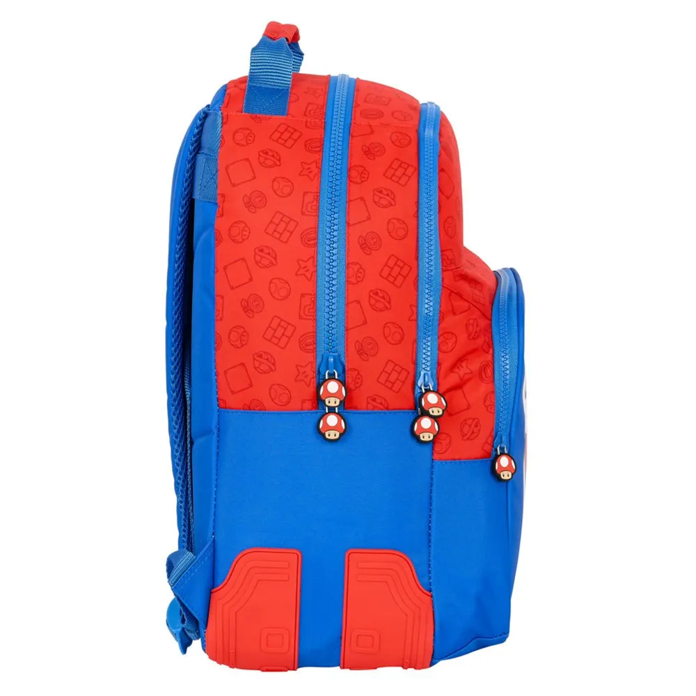 Safta 612108773 Super Mario 17l 30x46x14 Cm Ryggsäck, Multicolor