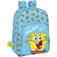 Safta 612191180 Bob Esponja Positive Vibes 14l 42 Cm Ryggsäck Med Hjul