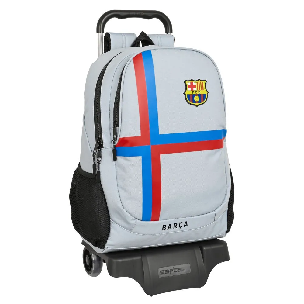Safta 612226313 Fc Barcelona 22/23 Third 20l Ryggsäck Med Hjul, Multicolor