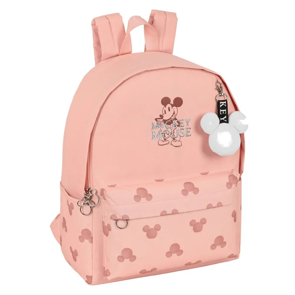 Safta 612249902 Mickey Mouse Cotton 14.1´´ 21.5l 33x45x15 Cm Ryggsäck, Multicolor