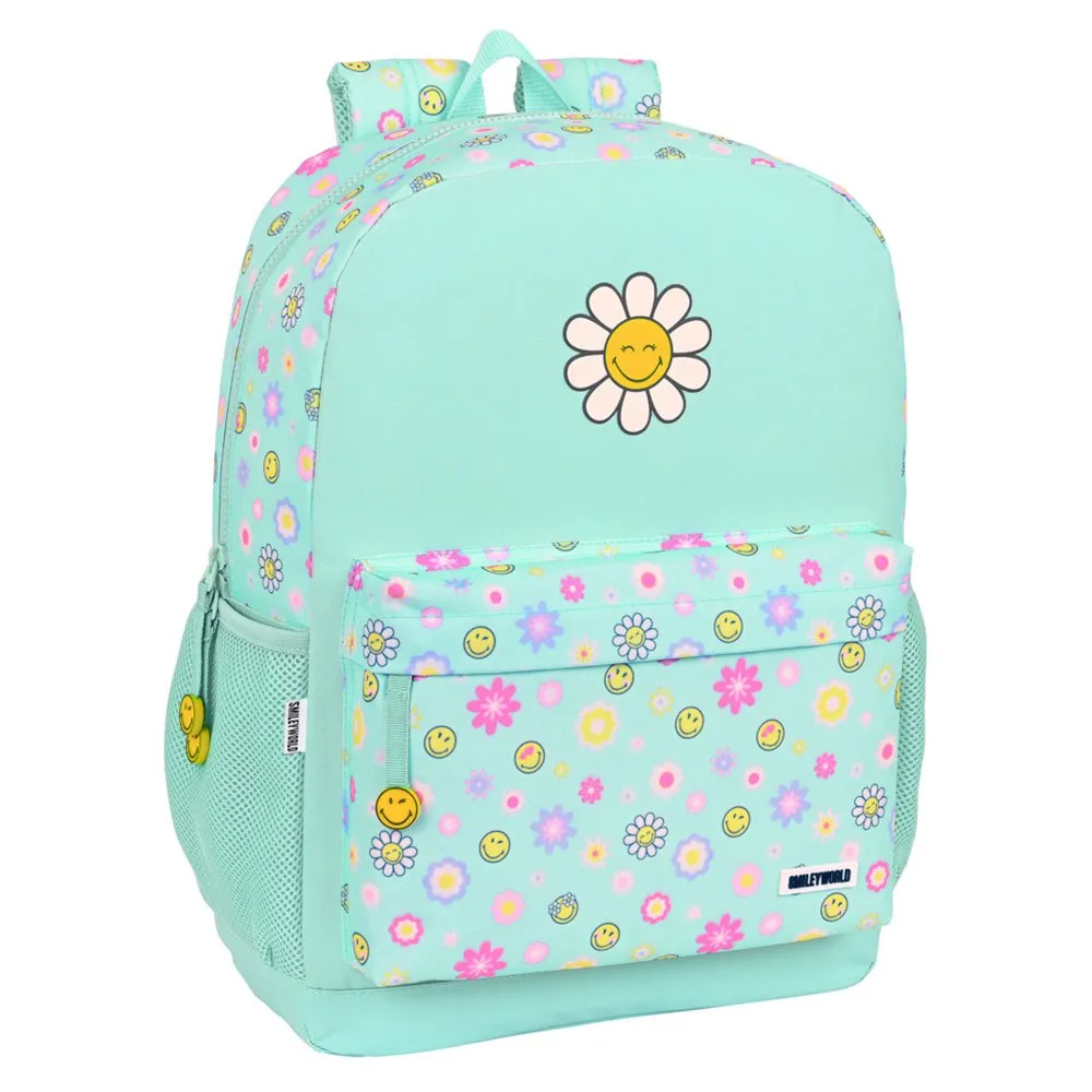 Safta 612281754 Smiley World Summer Fun 18l 32x44x14 Cm Ryggsäck, Multicolor
