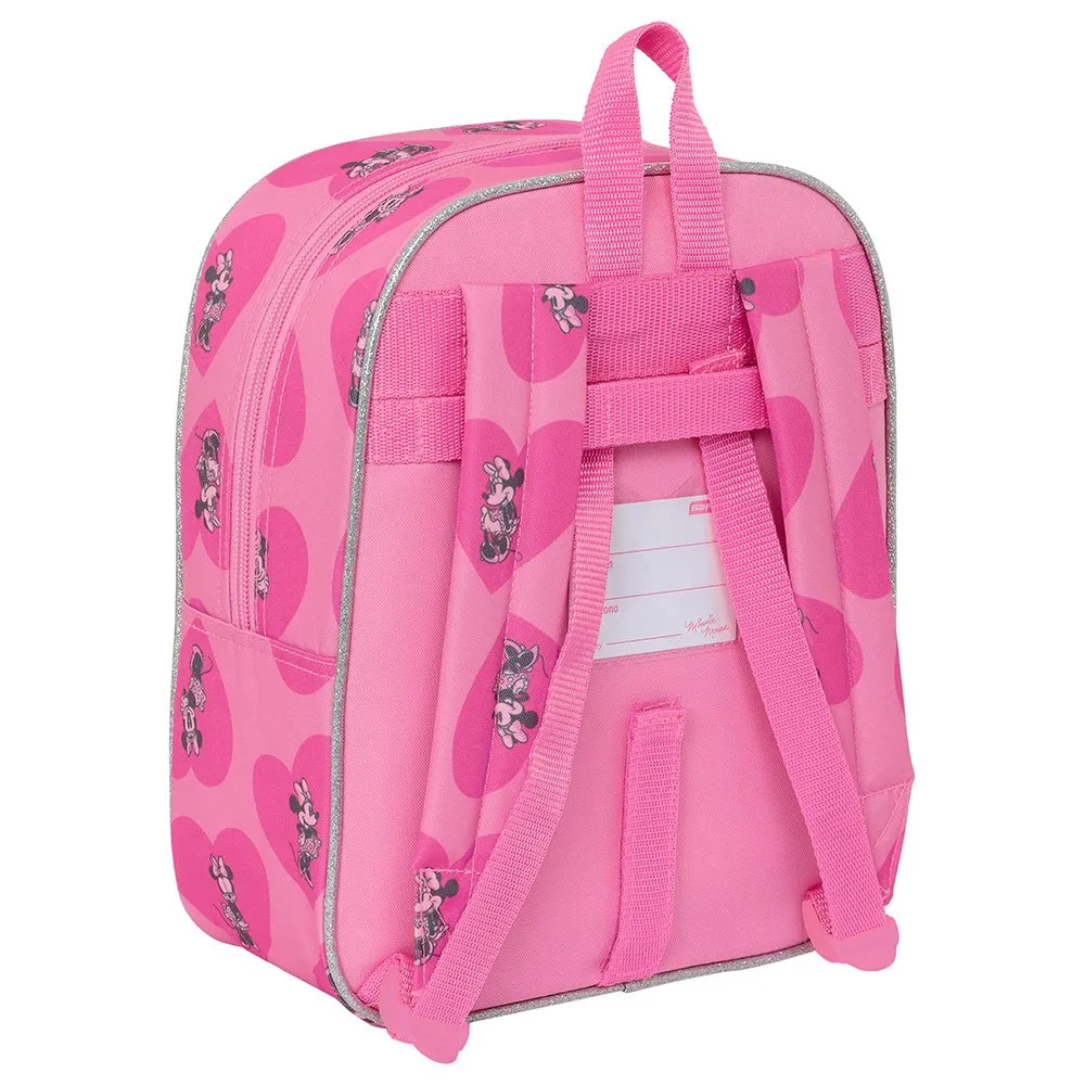 Safta 612334232 Mini Minnie Mouse Loving 6l 22x39x10 Cm Ryggsäck, Multicolor