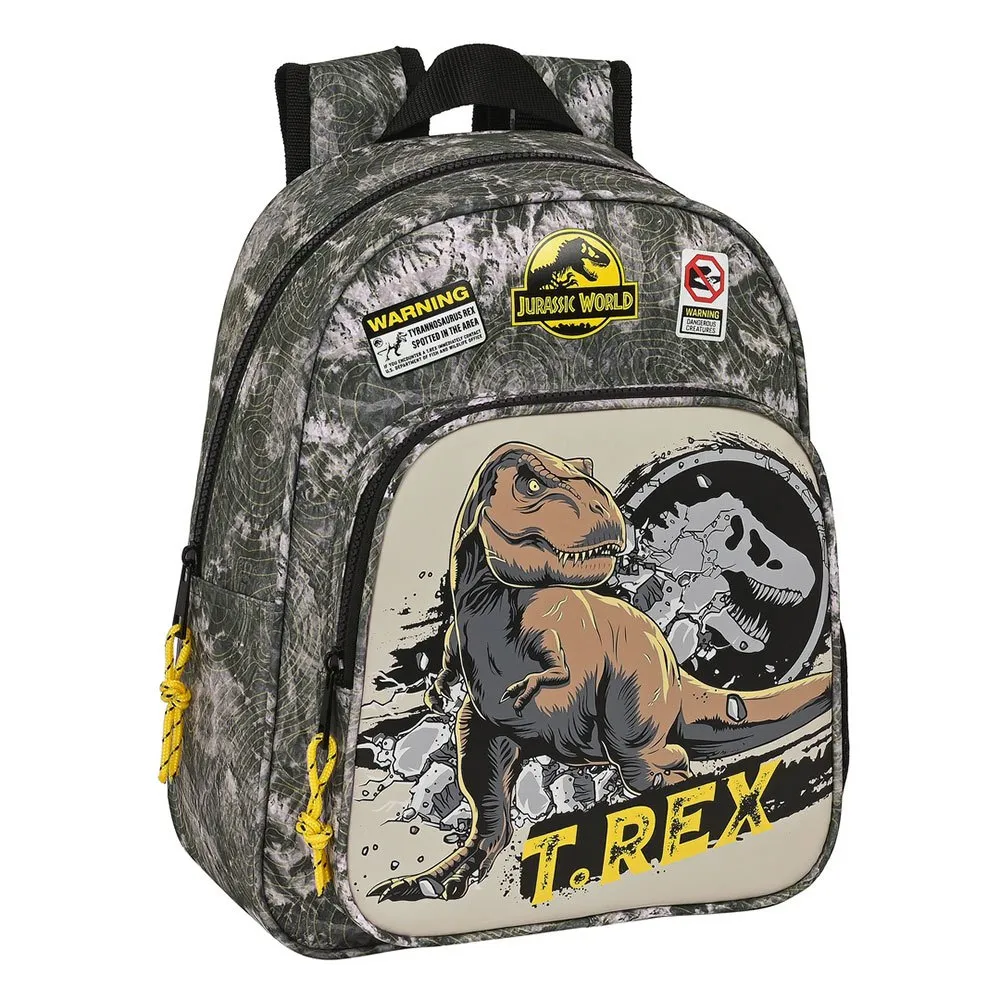 Safta 612363524 Jurassic World Warning 9l 27x10x33 Cm Ryggsäck, Multicolor