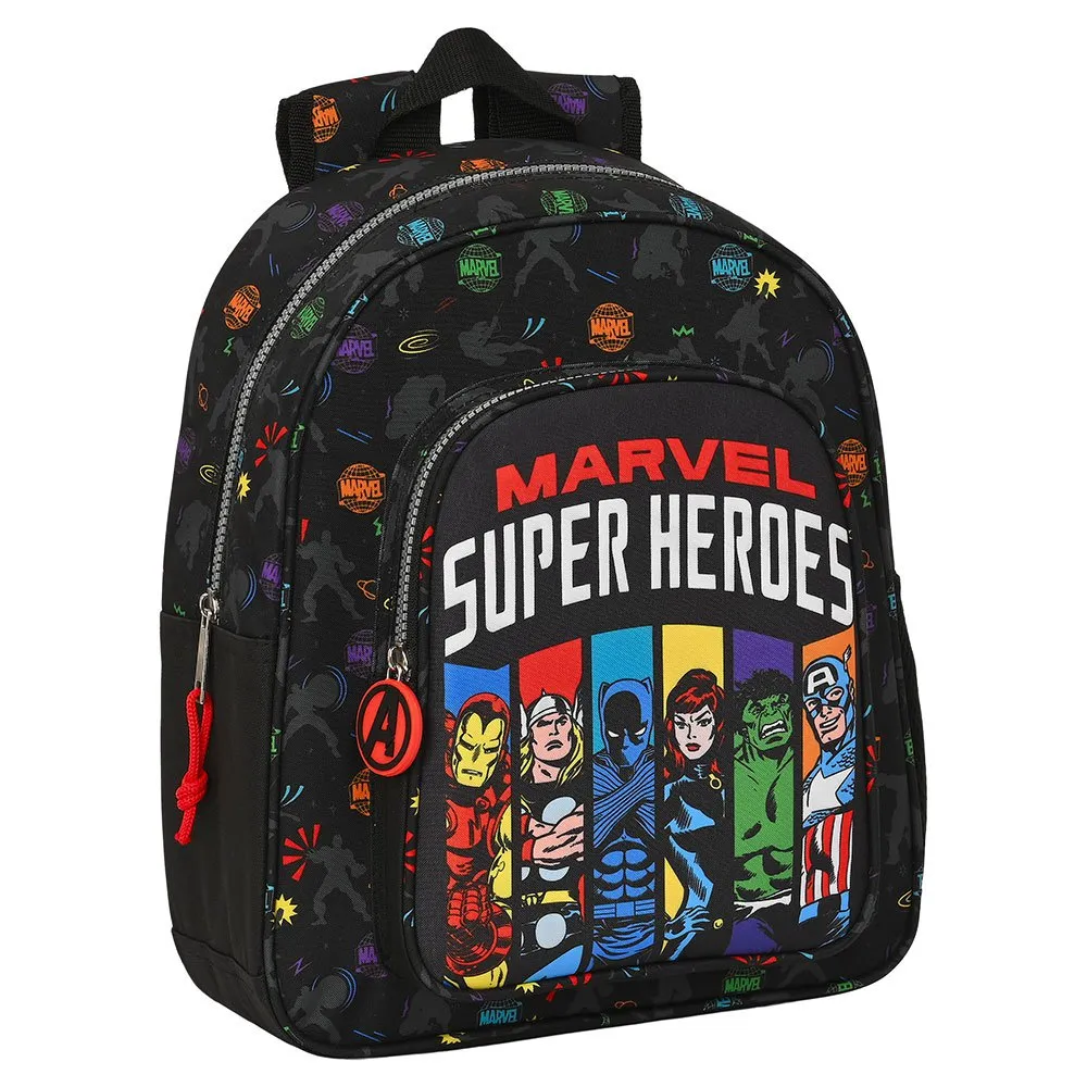 Safta 612379524 Marvel Super Heroes 9l 27x10x33 Cm Ryggsäck, Multicolor
