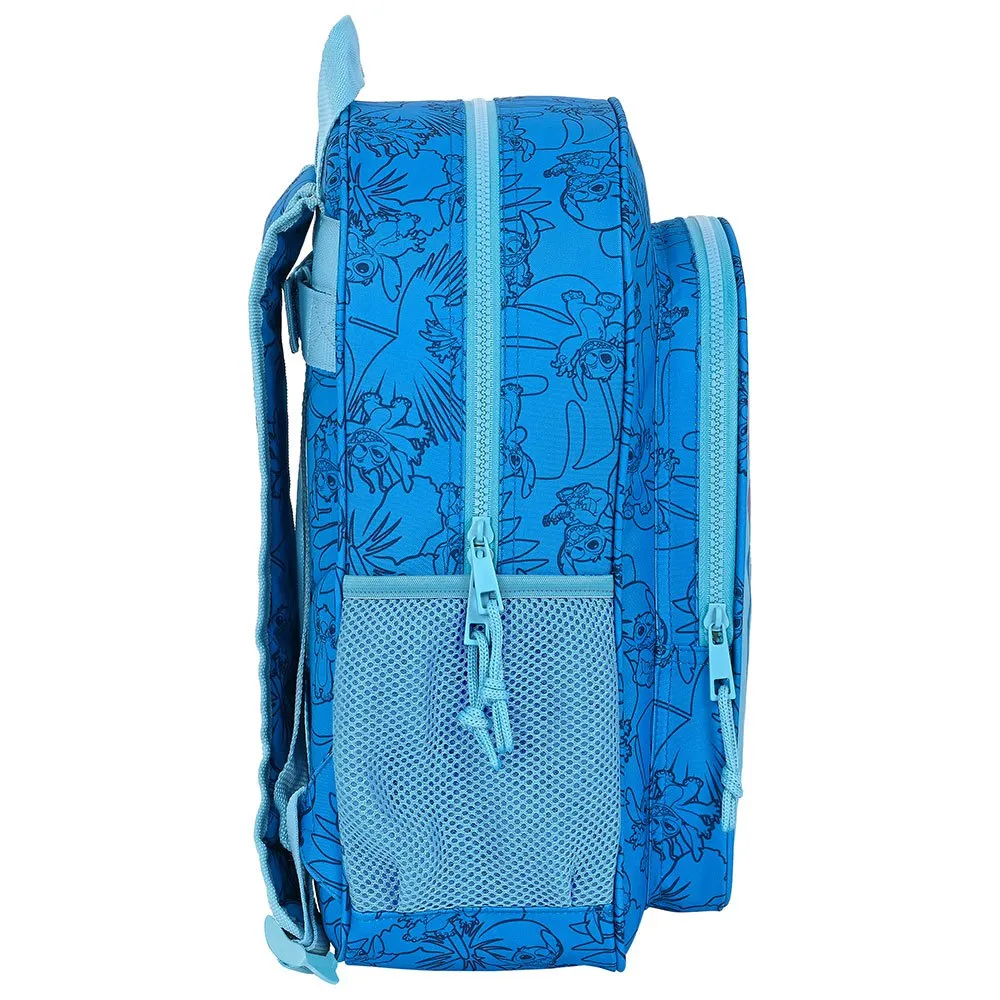 Safta 612388640 Stitch Junior 15l 22x39x10 Cm Ryggsäck, Multicolor