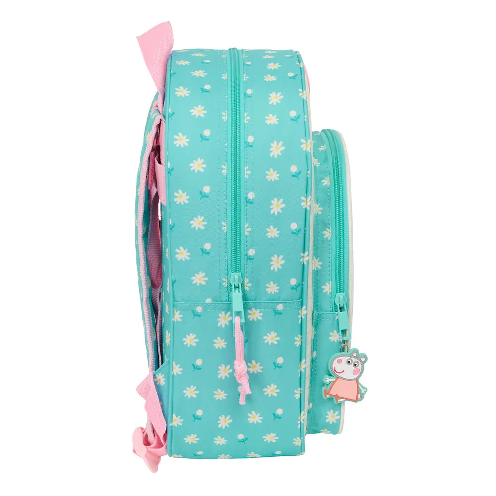 Safta 612390185 Small Peppa Pig Pretty Flowers 10l 27x33x10 Cm Ryggsäck, Multicolor Safta 612390185 Small Peppa Pig Pretty Flowers 10l 27x33x10 Cm Ryggsäck, Multicolor