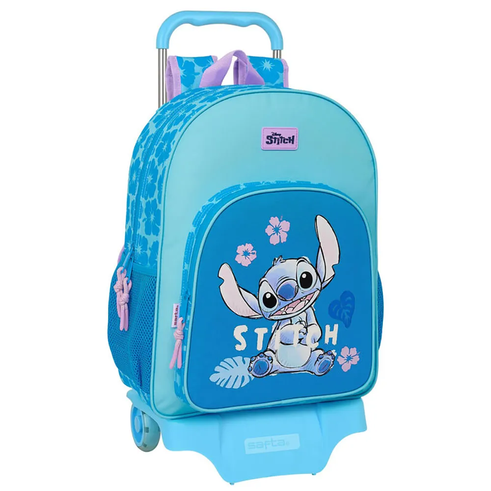 Safta 612413313 Stitch Hawaii 22.50l 33x14x42 Cm Ryggsäck Med Hjul, Multicolor