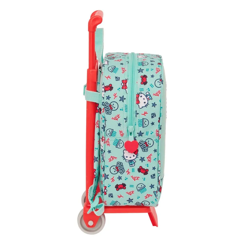 Safta 612416280 Hello Kitty Sea Lovers 6l 22x10x27 Cm Ryggsäck Med Hjul, Multicolor