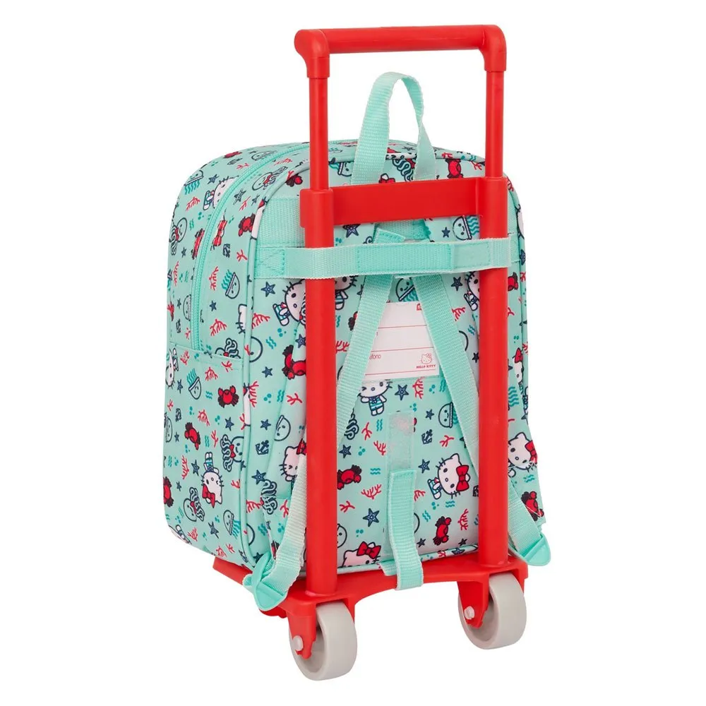 Safta 612416280 Hello Kitty Sea Lovers 6l 22x10x27 Cm Ryggsäck Med Hjul, Multicolor