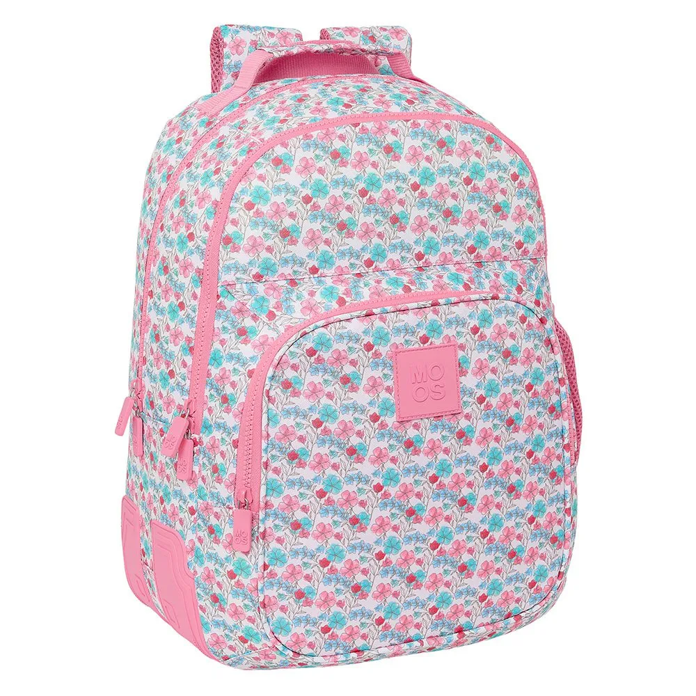 Safta 612418773 Moos Flores 20l 32x43x14 Cm Ryggsäck, Multicolor
