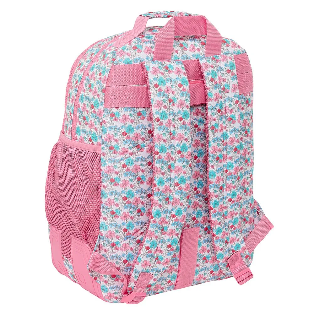 Safta 612418773 Moos Flores 20l 32x43x14 Cm Ryggsäck, Multicolor