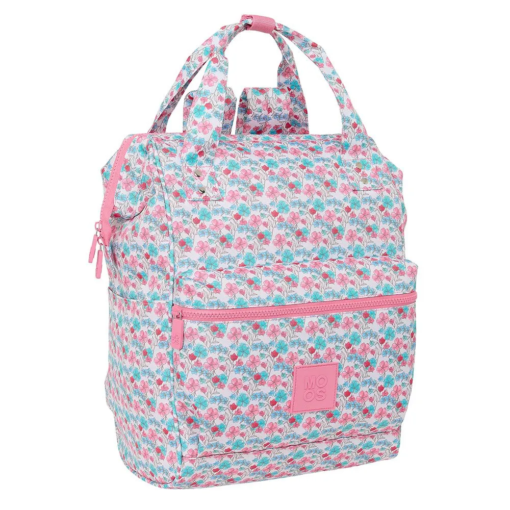 Safta 612418838 Moos Flores 13 20.52l 32x43x14 Cm Ryggsäck, Multicolor