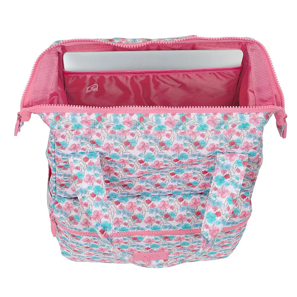 Safta 612418838 Moos Flores 13 20.52l 32x43x14 Cm Ryggsäck, Multicolor